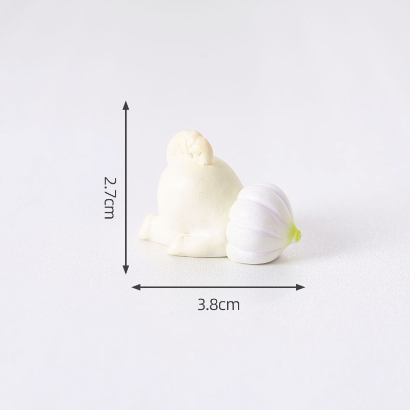 Mini Vegetable Cat DIY Charm