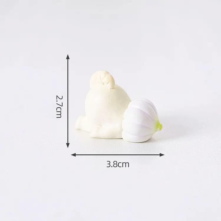Mini Vegetable Cat DIY Charm