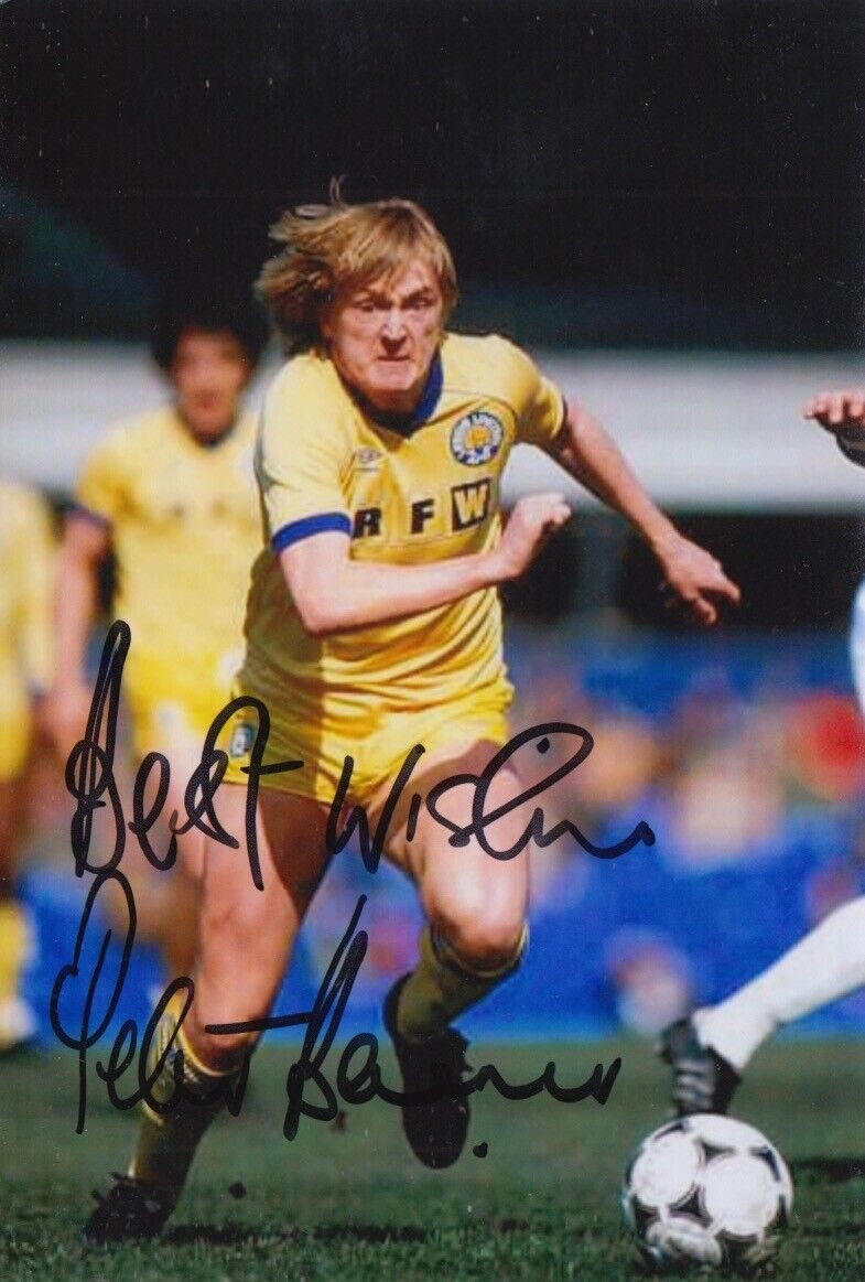 PETER BARNES HAND SIGNED 6X4 Photo Poster painting LEEDS UNITED FOOTBALL AUTOGRAPH 1