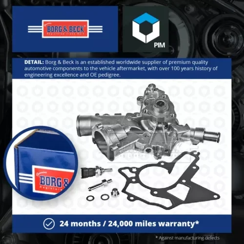 Water Pump fits VAUXHALL CORSA C, D 1.0 00 to 14 Coolant B&B 024469102 1334145 Parts