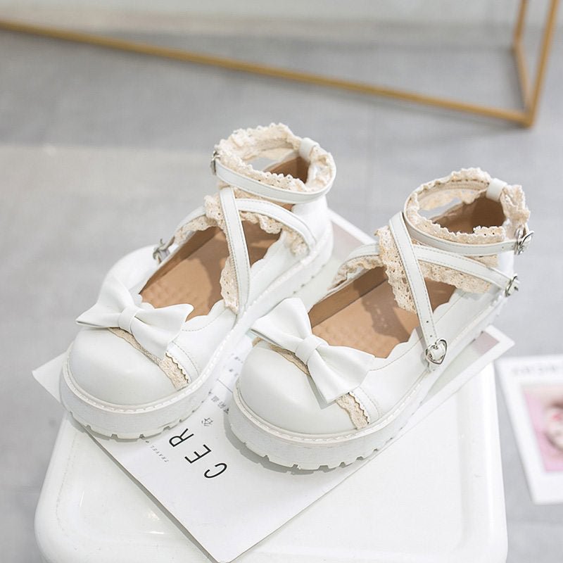 Japanese Kawaii lolita Shoes JK Uniform Shoes Mary Janes Shoes Woman lolita dress cosplay Shoes low heel women pink white red
