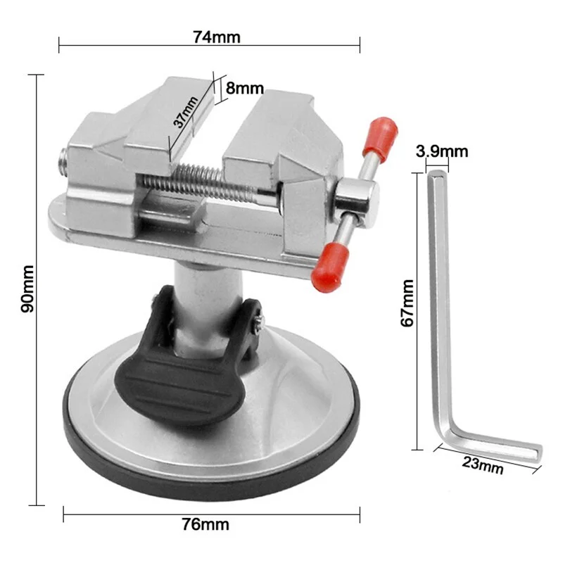 Mini Adjustable Fixed Electric Small Table Bench Vise