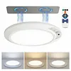 Rechargeable Motion Sensor Ceiling Light with Remote Operated Ceiling Lights Indoor