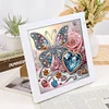 5D DIY Partial Special Shaped Drill Diamond Painting Butterfly Art19.2x19.2cm
