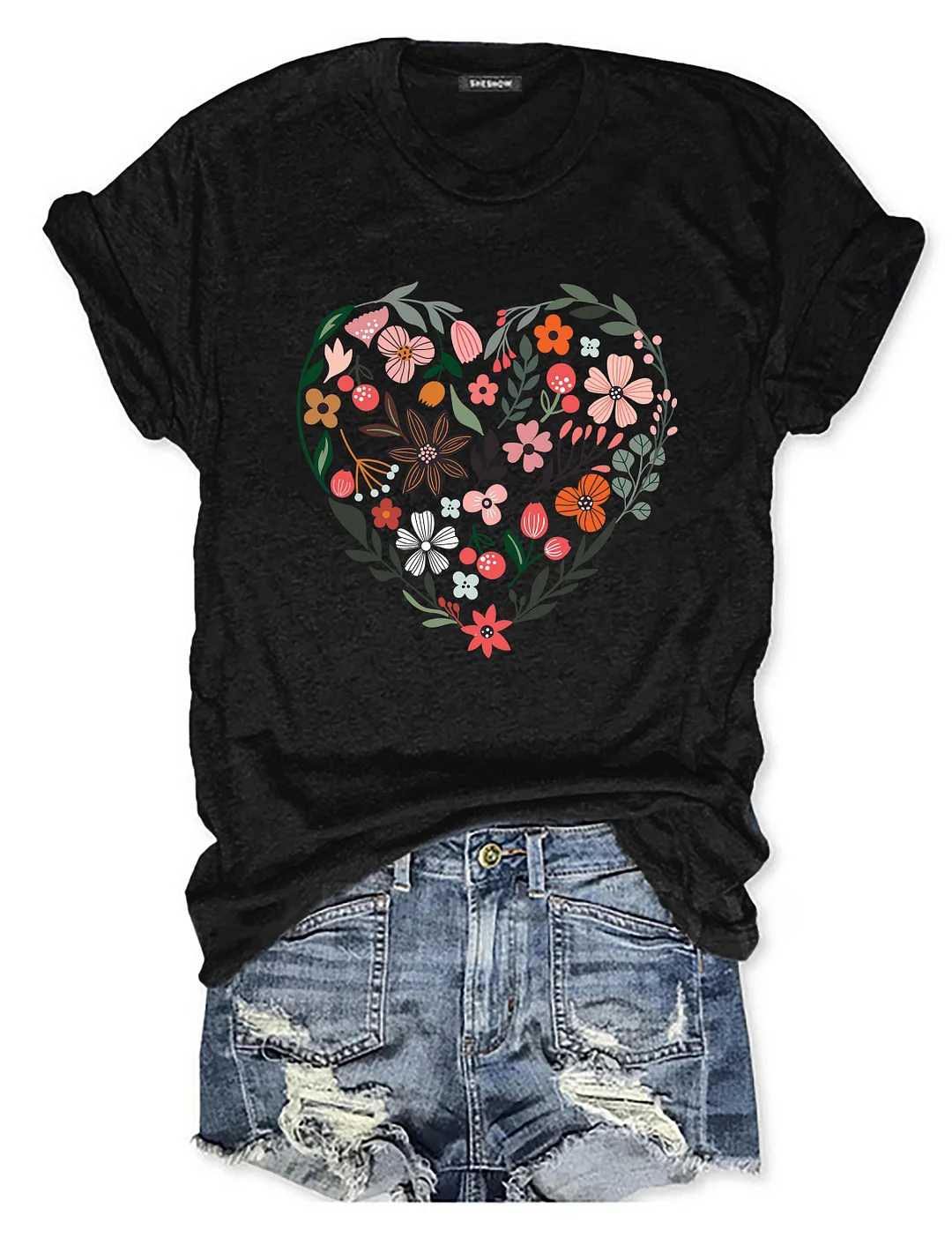 Wildflower Heart T-Shirt