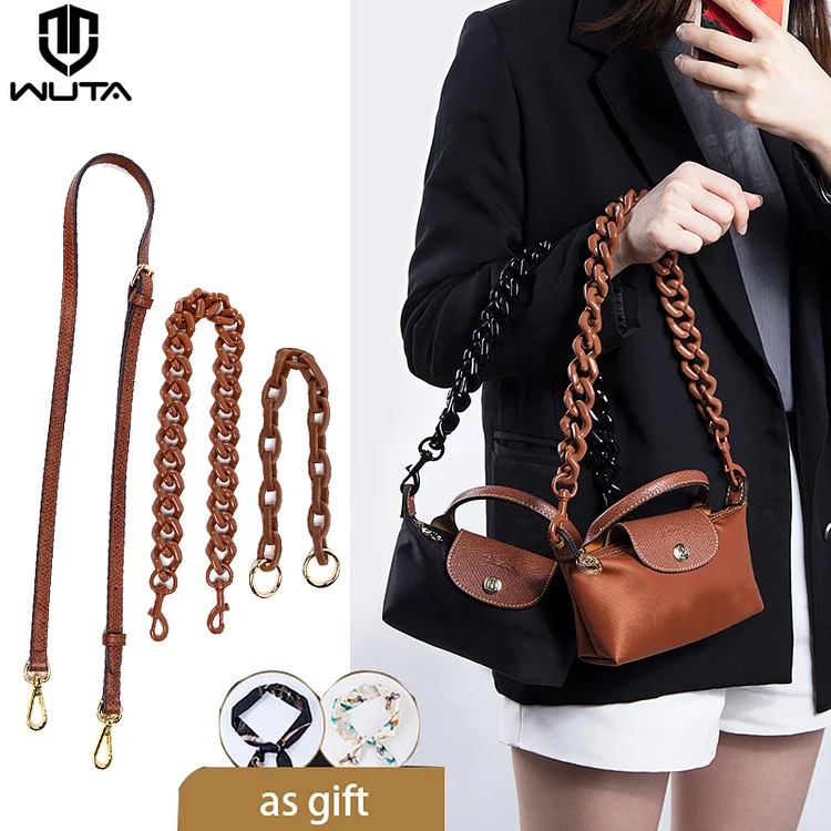 Resin Chains Bag Strap for Longchamg Crossbody Replacement Bag Accessories