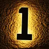 17cm Solar Lighted House Numbers IP44 Waterproof Light Up LED Address Signs
