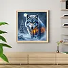 Wolf-11CT Counted Cross Stitch 40*40cm/15.75*15.75in