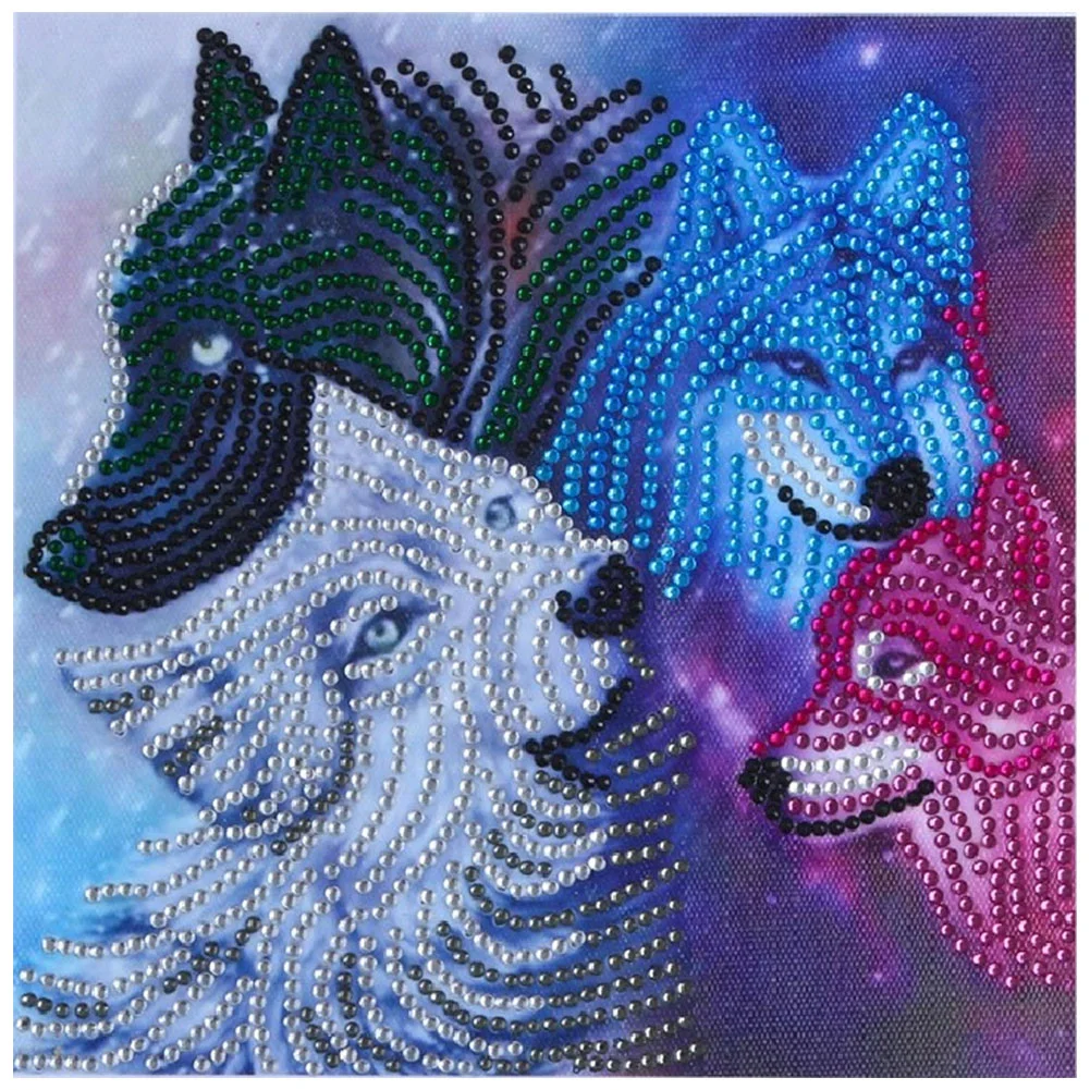 wolf AH1750 5D Diamond Painting -  – Five