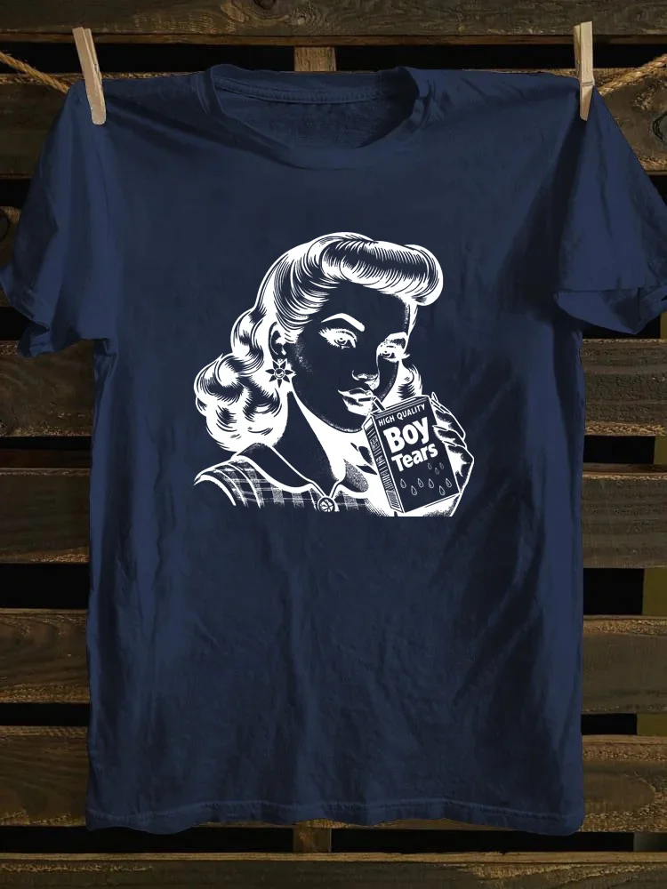Boy Tears Retro T-shirt