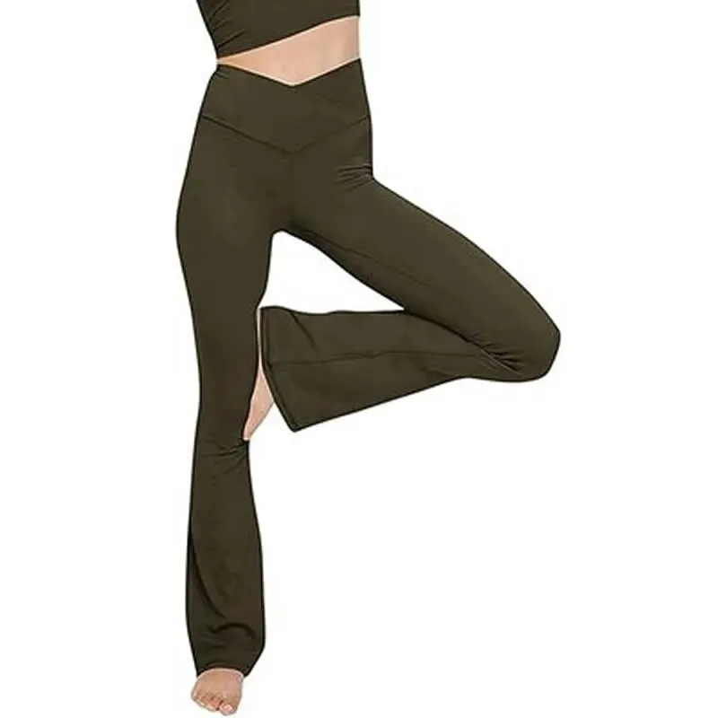 woman pants With Pockets Tummy Control High Waisted Yoga Pants Bootleg Work Pants Dress Pants Workout Pants for Women