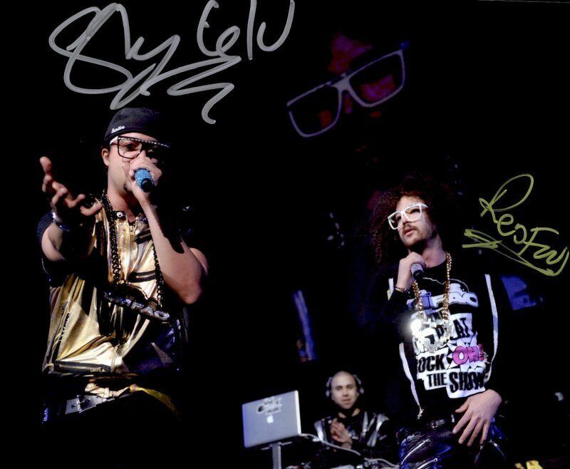 LMFAO Party Rock authentic signed RAPPER 8x10 Photo Poster painting W/Certificate Autographed A6