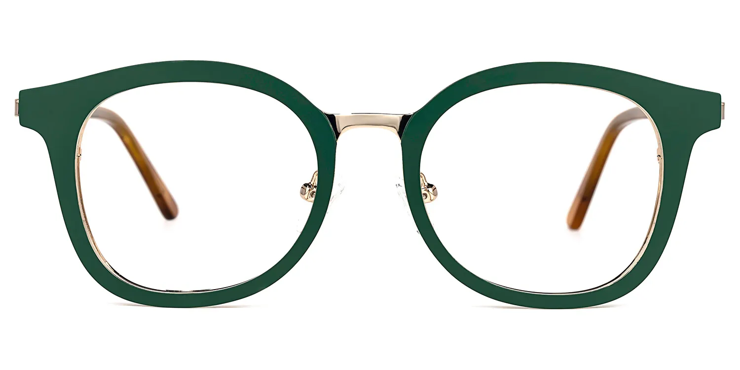 Zemira GrÃ¼n-Braun Cateye Brille GrÃ¼n-Braun