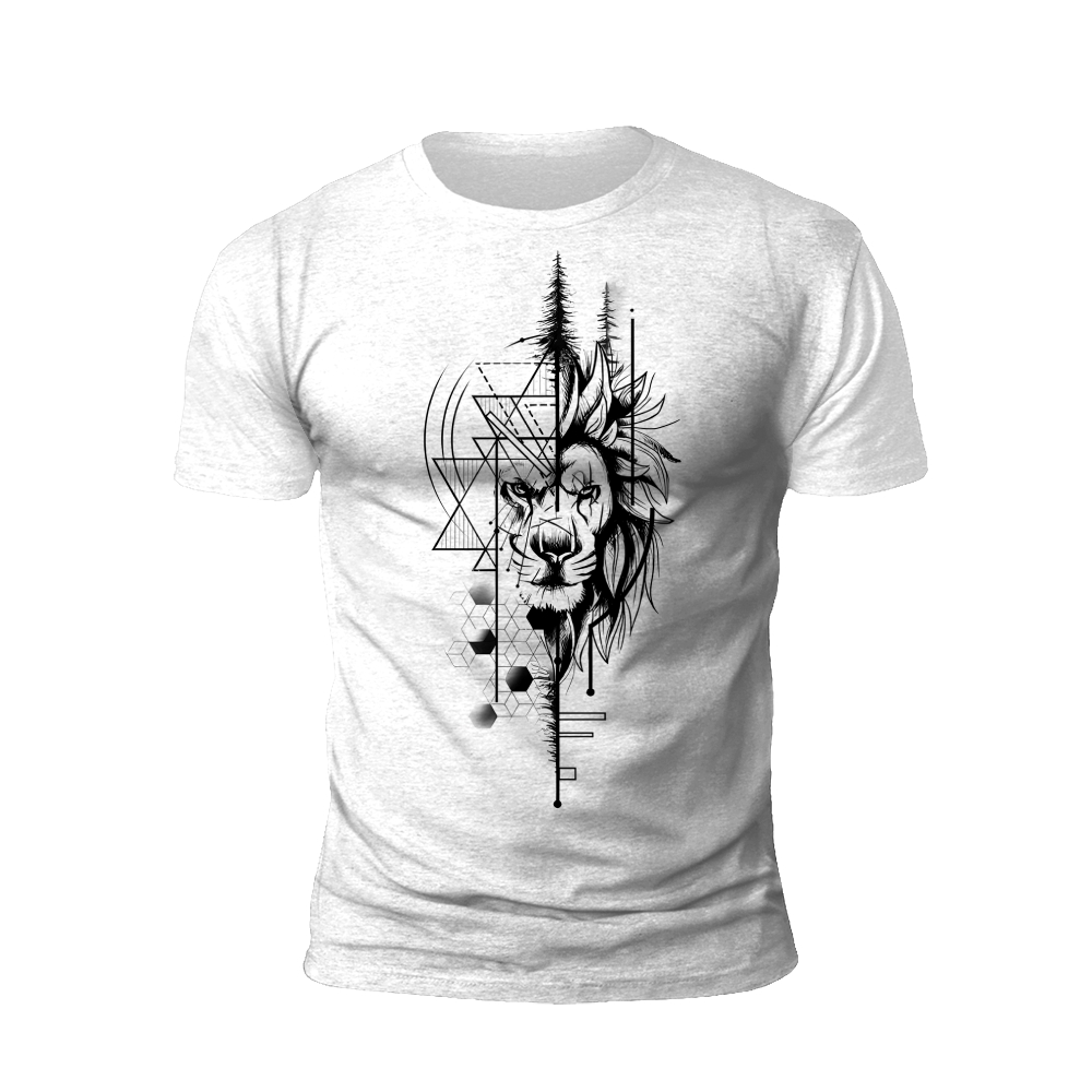 Mystic Guardian: Tribal Lion T-Shirt