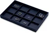 High-end leather jewelry tray necklace ring bracelet tray display display jewelry storage
