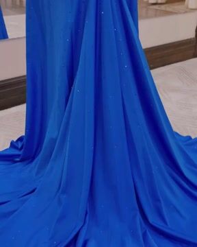 Women's Evening Dress Glitter Split Sexy V-Neck Long Dress Sleeveless Formal Party Prom Gowns