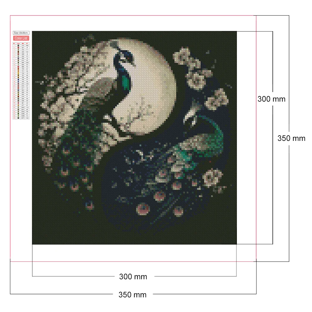 Diamond Painting - Full Round/Square Drill - Tai Chi Animals(30*30 - 50*50cm)