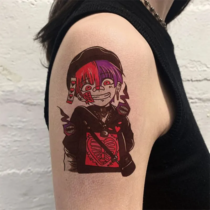 The Little Prince and the Fox Sexy Cute Rabbit Girl Mask Chica Waterproof Durable Female Male Cute Cartoon Anime Tattoo stickers