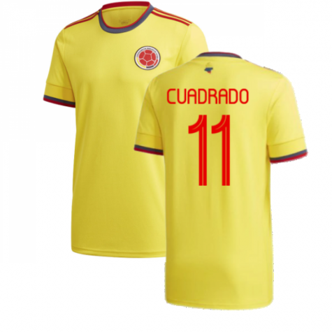 Kolumbien Juan Cuadrado 11 Home Trikot 2021-2022