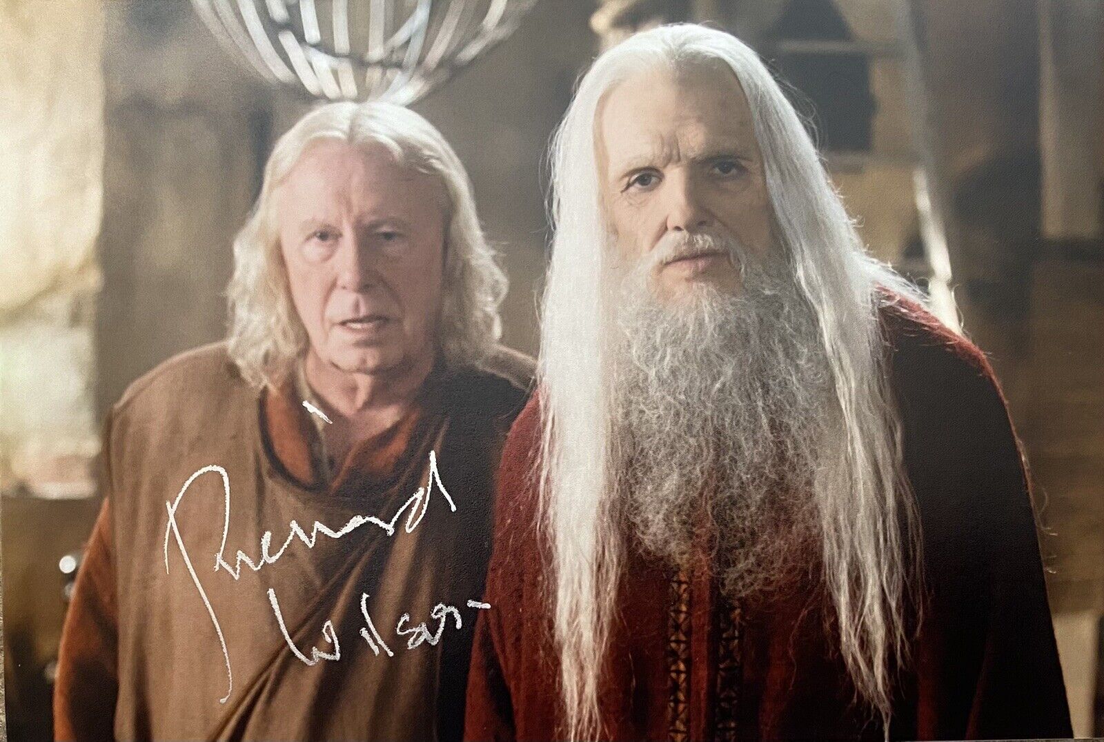 Richard Wilson Genuine Hand Signed Merlin 6x4 Photo Poster painting