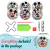 8pcs Cartoon DIY Diamond Painting Holz Untersetzer Kits mit Halter (Maus)