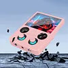 Silicone Protective Case for ANBERNIC RG477V Handheld Game Console Washable Soft Silicone Cover with Lanyard Includes 4 Button Caps Anti-Scratch