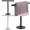 Stainless Steel Hand Towel Holder T-Shape Towel Bar Rack Bath Towel Bar Stand