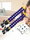 Bench Vise Table Clamp Soldering Helping Hands With 2/4/6pcs Flexible Arms