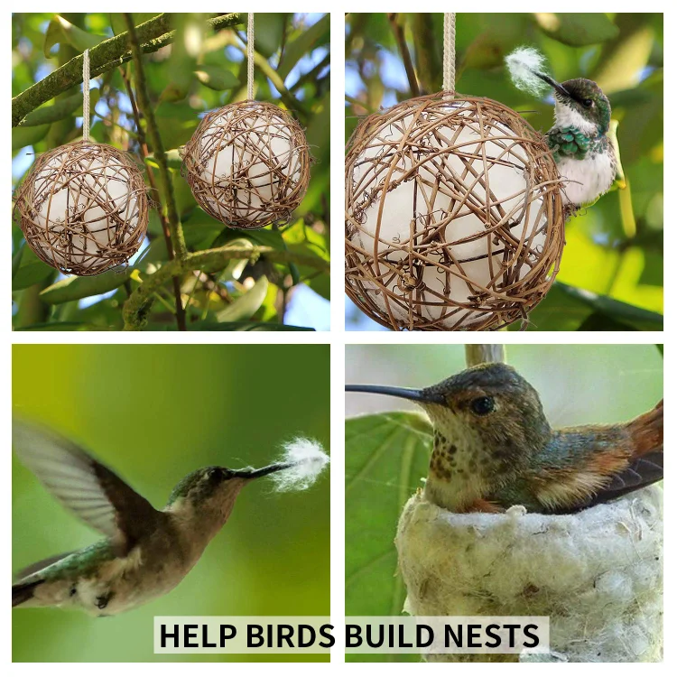 🔥2023 MOTHER'S DAY SALE 🔥Bird Nesting Houses & Bird Nesting Materials - Hand-Made🔥BUY 3 GET 2 FREE (5PCS)