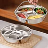 304 Stainless Steel Deepened Five-Compartment Steaming Pan