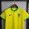 2022 Brazil Home Football Shirt Kids Size 1:1 Thai Quality