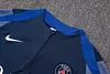 Joyfball 2025/2026 Psg Paris Saint-Germain Half-Pull Training Suit Royal Blue Jersey