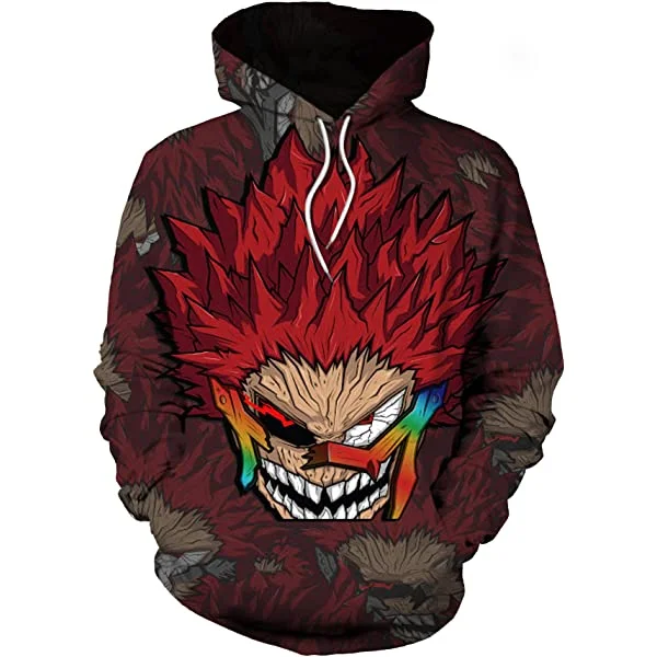 New Midoriya Izuku Hoodies for My Hero Academia Cosplay Costume Pullover Sweatshirt