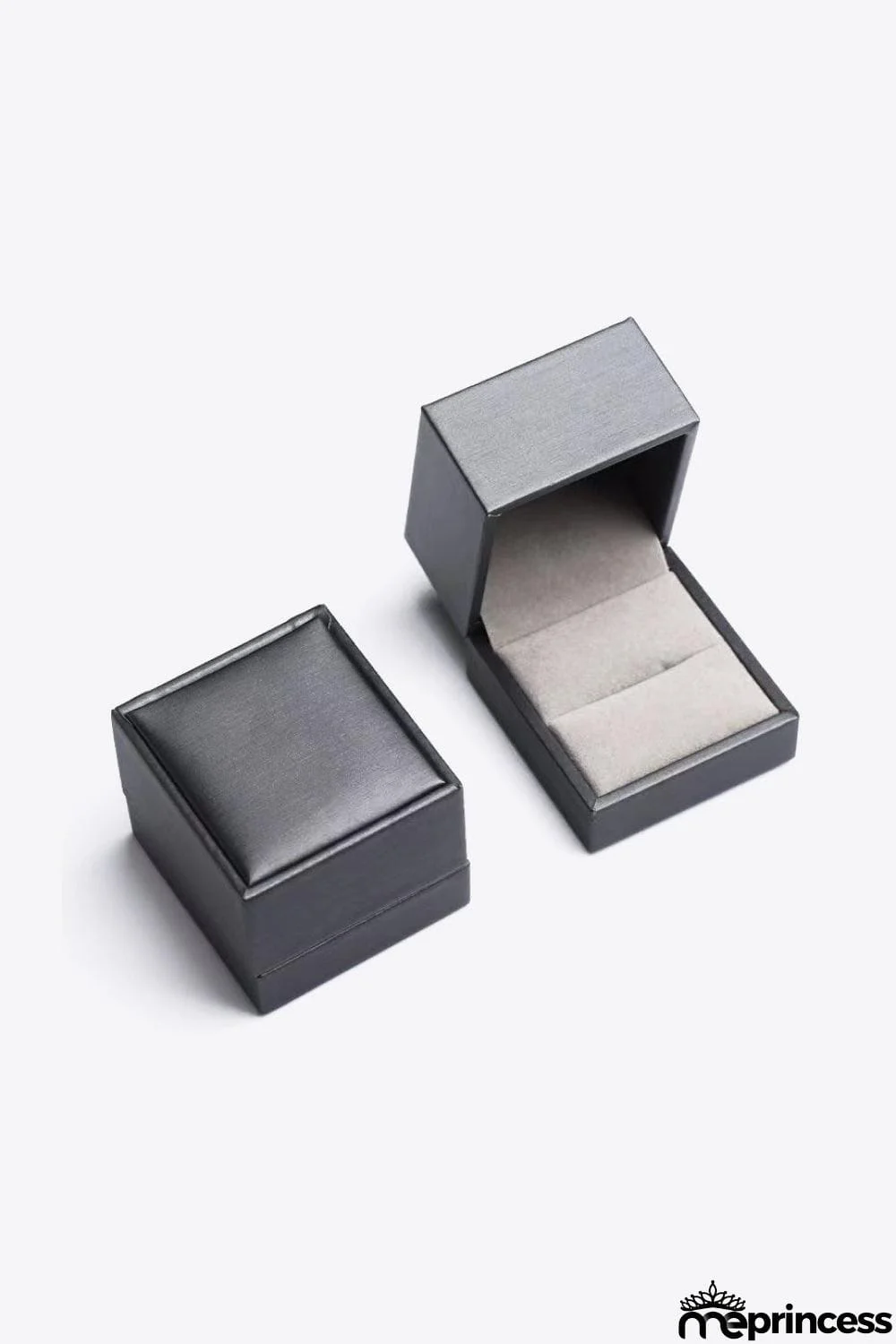 2 Carat Moissanite Platinum-Plated Heart Drop Earrings