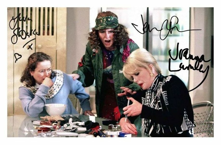 ABSOLUTELY FABULOUS CAST AUTOGRAPH SIGNED PP Photo Poster painting POSTER