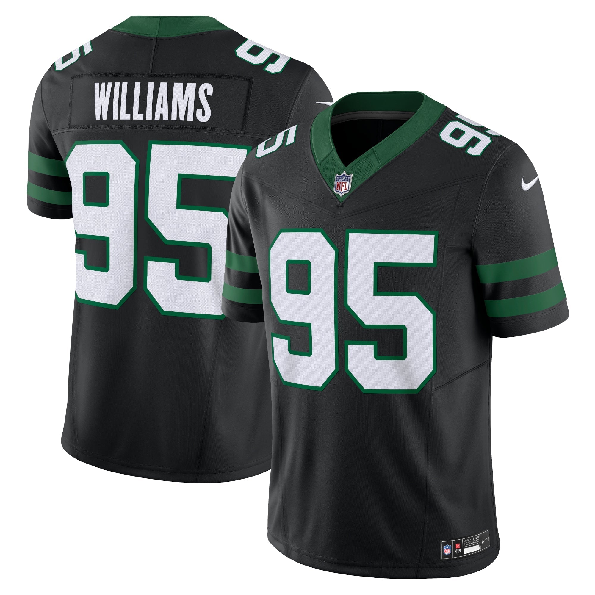 Quinnen Williams New York Jets Nike Alternate Vapor F.U.S.E. Limited Jersey - Legacy Black mysite