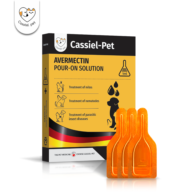 Cassiel Pet Avermectin spot-on flea and tick treatment