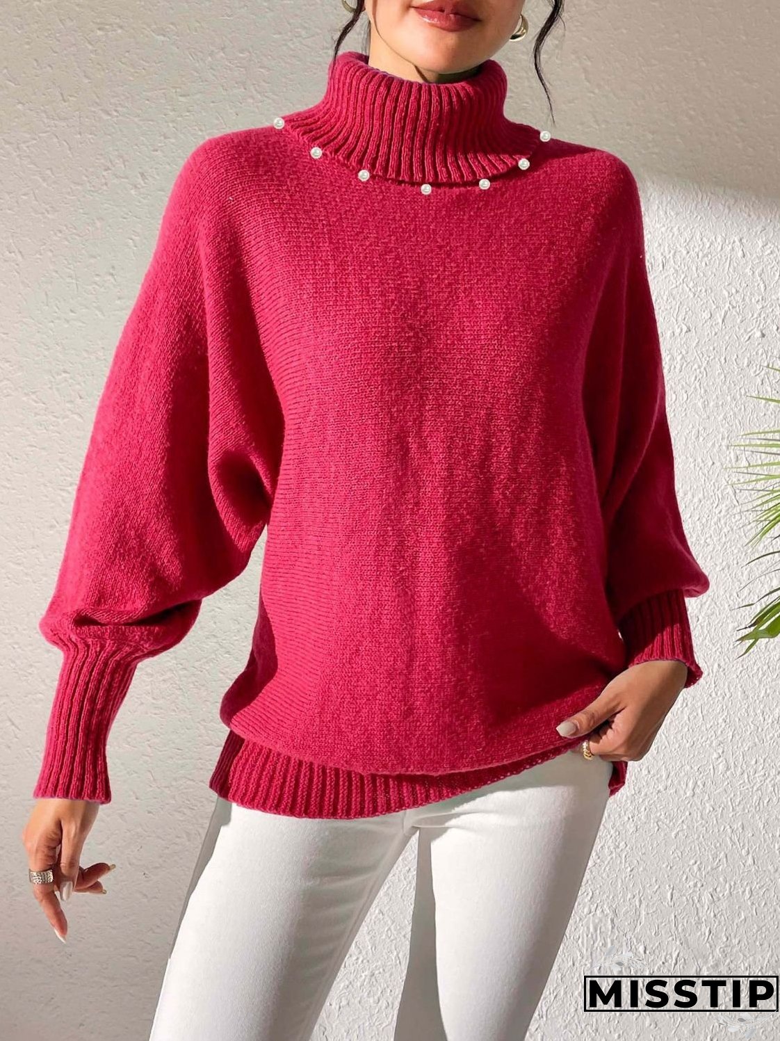 Turtleneck Long Sleeve Sweater