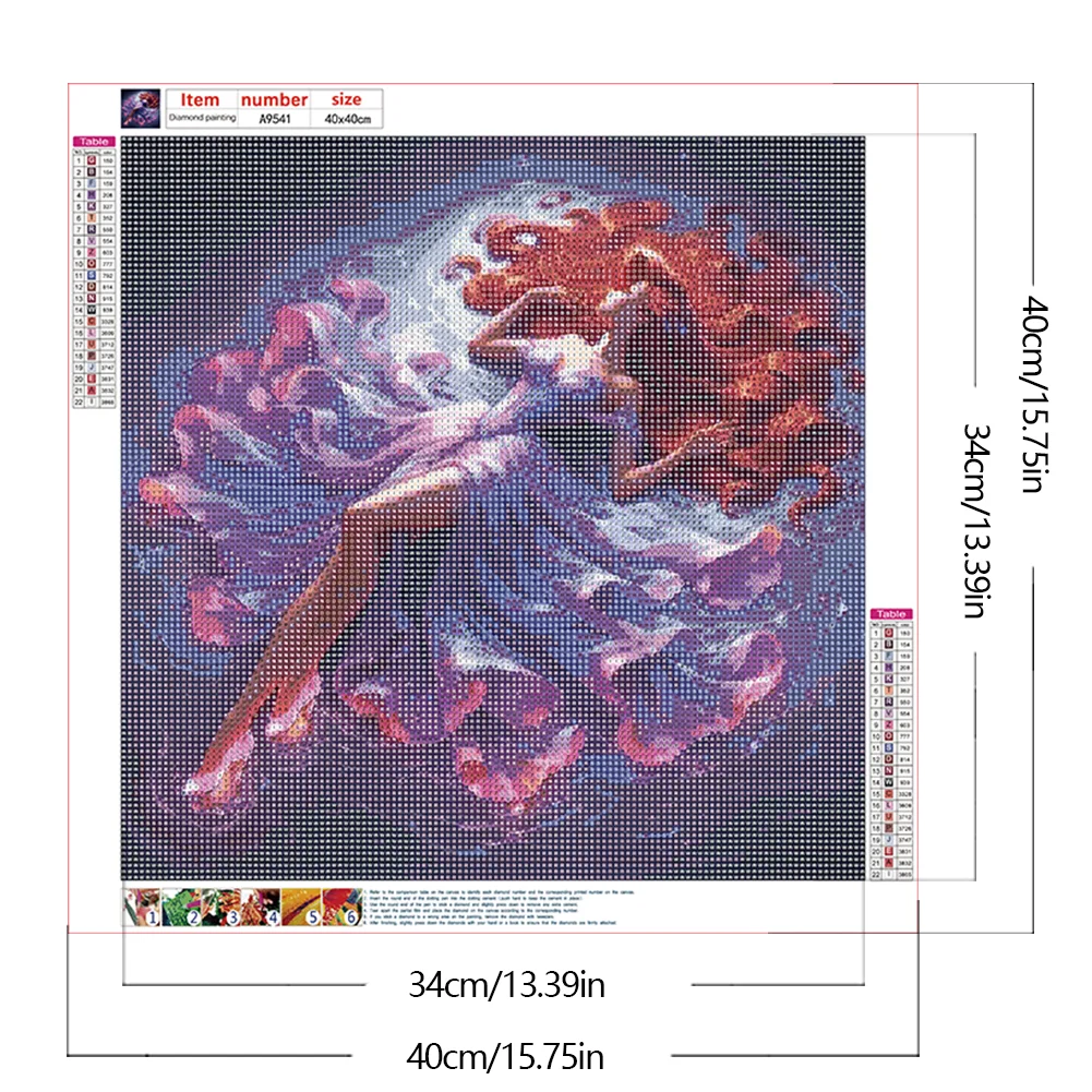 Diamond Painting - Full Round Drill - Mermaid(Canvas|40*40cm)