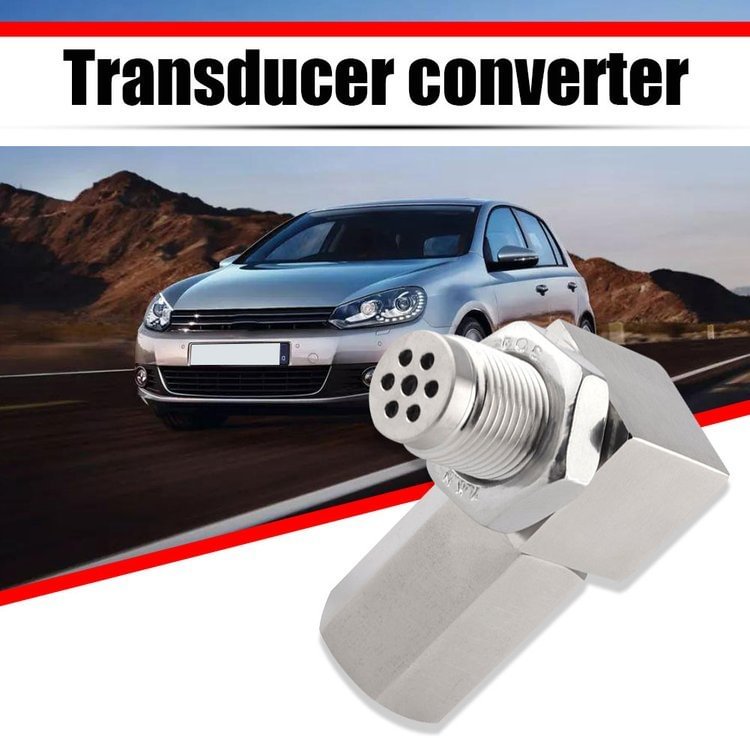 90 Degree Check Engine Light Eliminator O2 Sensor Adapter with Mini CAT