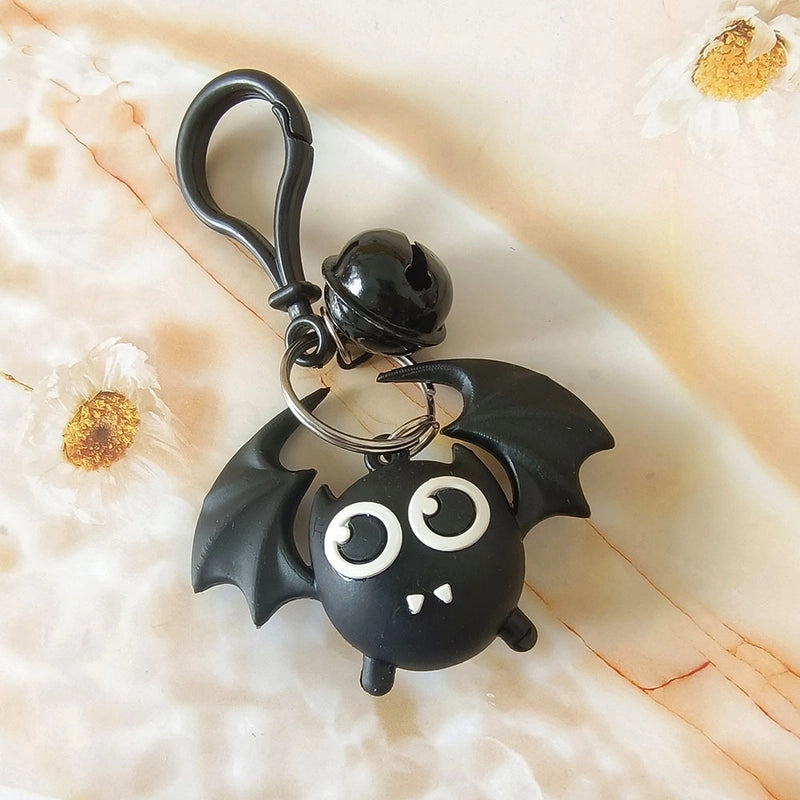 Cartoon Style Cool Style Pumpkin Bat Ghost Silica Gel Halloween Women’s Bag Pendant Keychain