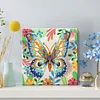 (25x25cm)DIY Pre-Framed 3D Flapping Butterfly Diamond Painting Art Craft Kit Living Room Decor