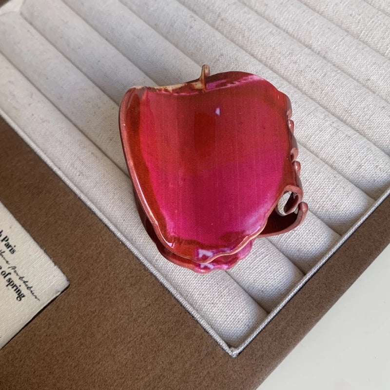 Cute Women’s Apple Arylic Hair Claws