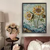 Diamond Painting-DIY Special Shaped Drill Pearl Painting Sunflower(35x45cm)