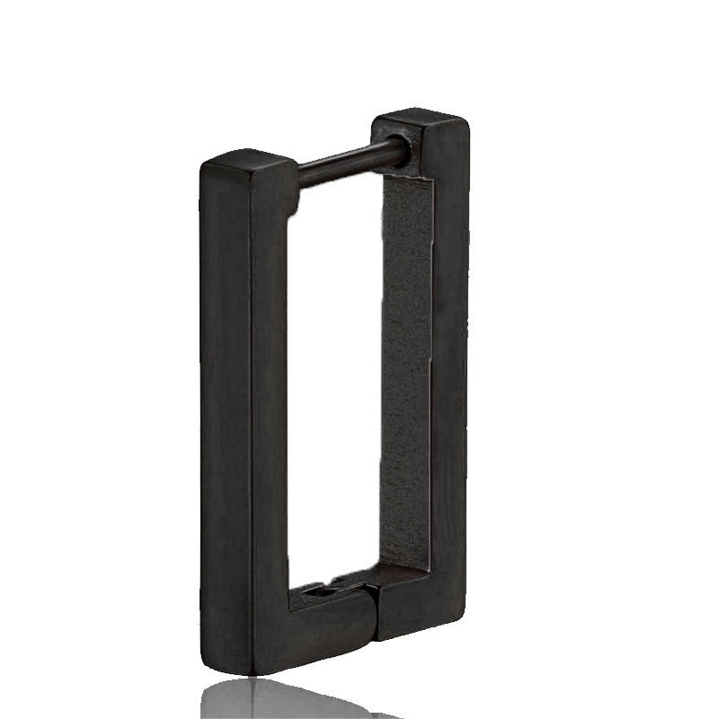 1 Piece Hip-Hop Rock Minimalist Star Heart Shape Metal Button 304 Stainless Steel Copper Gold Plated Hoop Earrings