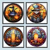 4Pack Halloween-Full Round Diamond Painting(30x30cm)