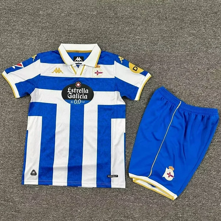 Kids Deportivo La Coruna 25/26 Home Football Jersey