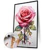 (Big Size)Texture Rose-Paint by Numbers Acrylic Painting 40*70CM
