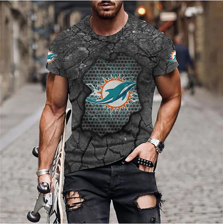 Miami Dolphins All Over Print T-Shirt