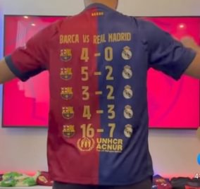 2024-25 Barcelona Special Customized Match Score - Fan Edition